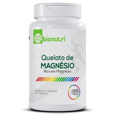 Imagem de Magnésio Quelato 100% Puro - Rico em Magnésio 120 cápsulas Bionutri