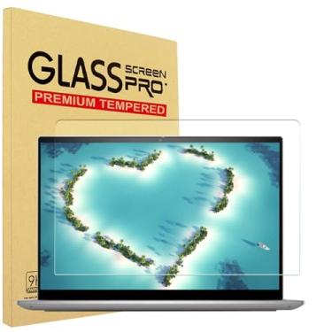 Imagem de YINOVEEN Película de vidro temperado para notebook Dell Inspiron 14 5420 5425 5430 5440 5441/Dell Inspiron 14 Plus 7420 7425 7430 7435 7440 14 polegadas, dureza 9H à prova de arranhões, HD