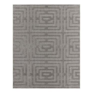 Imagem de Tapete Realce Eden 51 Cinza 0,50x1,00m - J Serrano