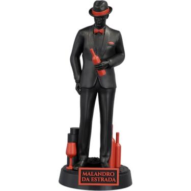 Imagem de Estátua Malandro da Estrada Imagem Umbanda Candomblé (Cor Nox Sanguine)