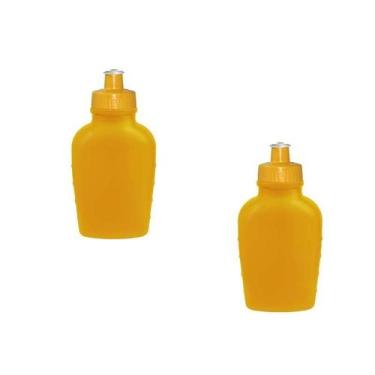 Imagem de Kit 2 Cantis 500Ml Amarelo Plástico Premium - Bb Store
