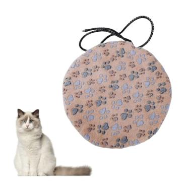Imagem de Pssopp Cama da Almofada do Aquecedor de Aquecimento de Usb, Almofada de Aquecimento Elétrica Reforçada Flanela Dupla Face para Cães e Gatos Uso Interno e Exterior (Café leve)