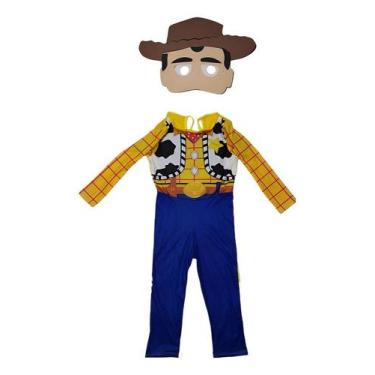 Imagem de Fantasia Infantil Roupa Woody Longo Com Enchimento E Máscara - Parfum 