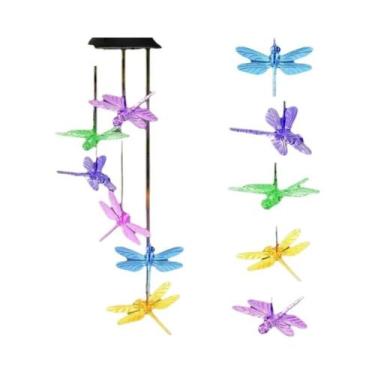 Imagem de Luz Solar LED À Prova d'Água Com Efeito De Mudança De Cor, Sino De Ven