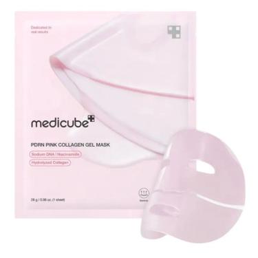 Imagem de Máscara Facial em Gel Pdrn Pink Collagen Gel Mask com PDRN e Colágeno Rosa 4 Unidades Medicube