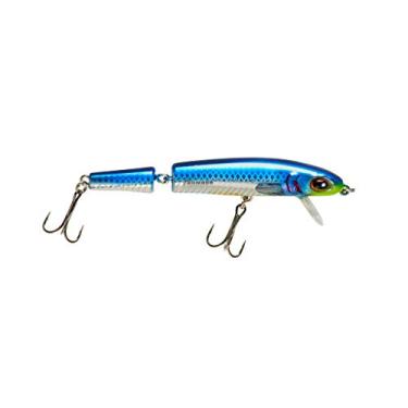 Imagem de Bomber Iscas de pesca articuladas Wake Minnow, produz um V-Wake estimulante de peixes, equipamento de pesca de água doce e acessórios, 14 cm, 9,5 g, baby bluefish