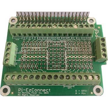 Imagem de Alchemy Power Inc. Pi-EzConnect. Conector GPIO Raspberry Pi 4, Pi 3 etc. Um chapéu para conectar GPIOs e sensores a Raspberry a Pi
