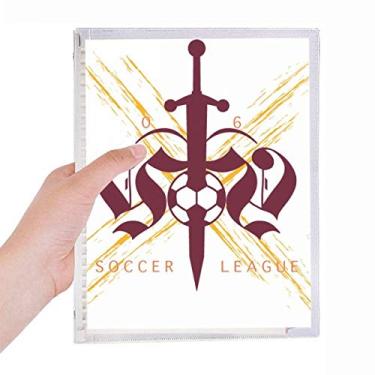 Imagem de Caderno de folhas soltas da Liga de Futebol com Espada Média Idade Média