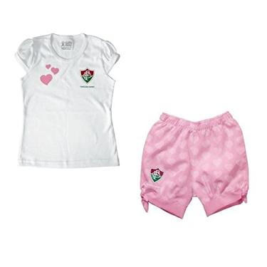 Imagem de Conjunto Infantil Fluminense Rosa Torcida Baby