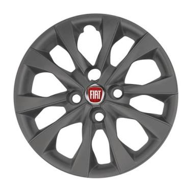 Imagem de Calota Esportiva 293CB Cubo Baixo 14 Grafite Argo Mobi Palio - Garagem