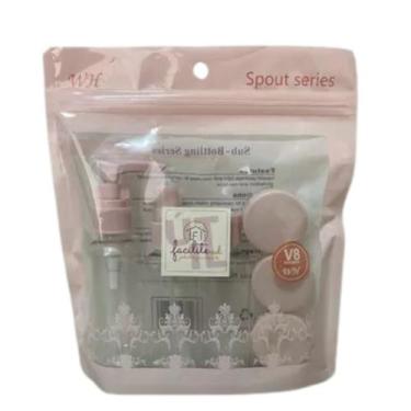 Imagem de Kit Viagem Frasco 6 pçs 12,5X3cm Ref UBA021 - CASCAVEL