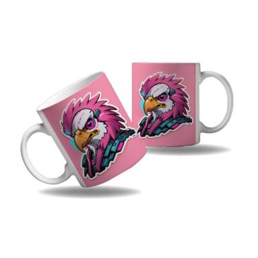 Imagem de Caneca Presente Geek Nerd Cyberpunk Aguia Tecnologica HD - Enjoy Shop,