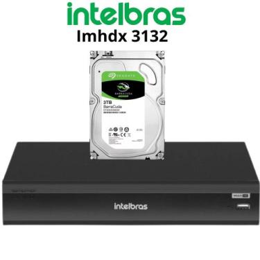 Imagem de Dvr Intelbras Imhdx 3132 Multi Hd 5mp 32 Canais Ia E Reconhecimento Fa