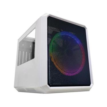 Imagem de Gabinete Gamer K-Mex Microcraft IV CG-04RC Sem Fonte Branco