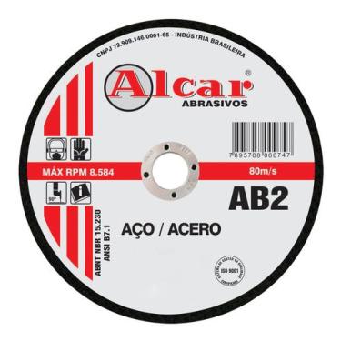 Imagem de Disco de Corte  7x1/8x7/8 AB-2 Alcar