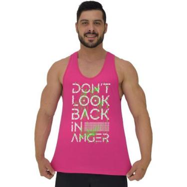 Imagem de Regata Menos Cavada Masculina MXD Conceito Don't Look Back In Anger, P