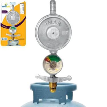 Imagem de Registro Gás Regulador Gás Cozinha Manômetro Namômetro - Imar Gas