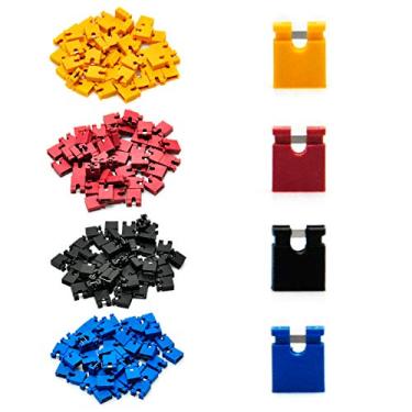 Imagem de Gikfun 200 peças de 2,54 mm padrão para computadores, tampas de curto-circuito, mini micro ponte, plugue faça você mesmo, kit para Arduino (pacote com 200 peças) EK1928