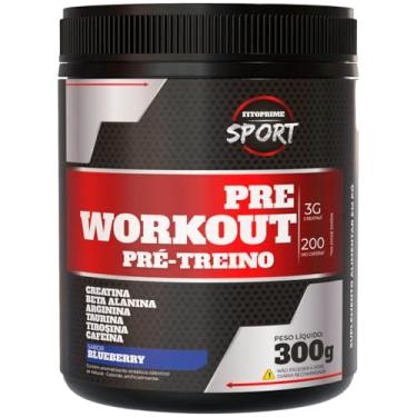 Imagem de Pré-treino Creatina Arginina Pote 300g Sabor Blueberry