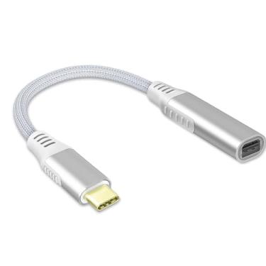 Imagem de Jasput Adaptador USB C para Mini DisplayPort, USB-C para Mini Displayport 4K @60Hz e nylon compatível com MacBook Pro 2016-2023/Air, ChromeBook Pixel, Galaxy