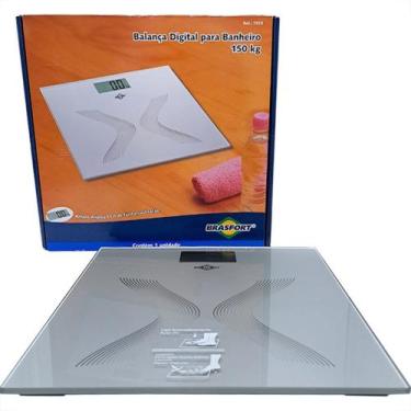 Imagem de Balanca Digital Para Banheiro 150Kg Brasfort - 7553 - BRASFORT / BRAFT