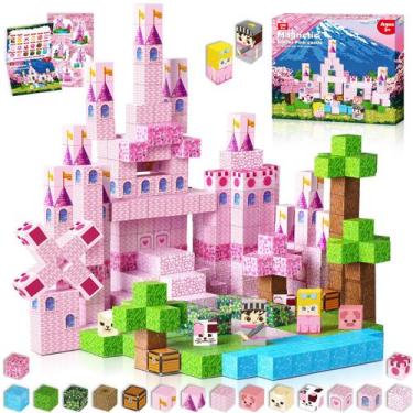Imagem de Blocos de Construção Annexfun - 100 Peças - Castelo de Princesa e Jard