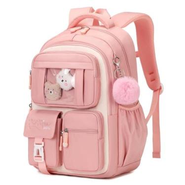 Imagem de Mochila Infantil PIG PIG GIRL para Meninas (6 a 14 anos) - Cor Rosa