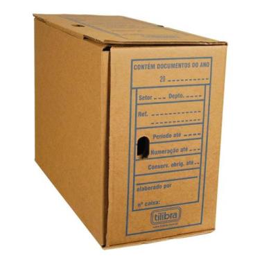 Imagem de Arquivo Morto Papelão Jumbo 405x180x292mm (Pacote com 25 unidades) - T