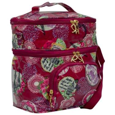 Imagem de Bolsa Feminina Necessaire Térmica Paris Vinho CBRN16839 - COMMERCE BRA