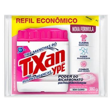 Imagem de Tira Manchas Tixan Ypê Pó Roupas Brancas Sachê 380g