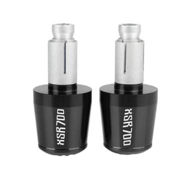 Imagem de Extremidades de manoplas de guidão de motocicleta, tampas de extremidade, acessórios deslizantes de peso para XSR700 2015 2016 2017 2018 2019