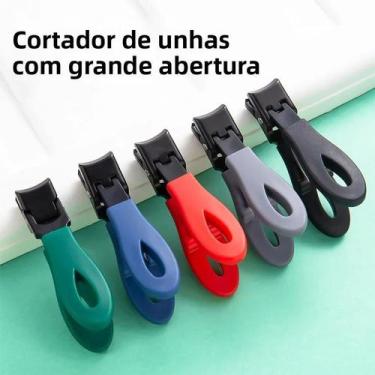 Imagem de Cortador De Unhas De Aço Inoxidável Com Borda Afiada Para Manicure E P