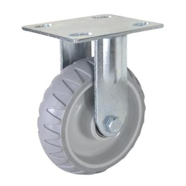 Imagem de Rodízio Industrial 6 Pol Fixo Roda Termoplástica - 250Kg - Master Roll