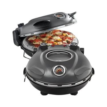 Imagem de Forno Pizza Labravia Davvero Pedra Refratária Grafite 110V