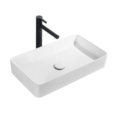 Imagem de Cuba De Cerâmica Para Banheiro 61x35x11 Cm