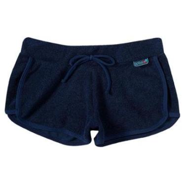 Imagem de Shorts Saída de Praia Infantil Atoalhado Marinho Tip Top-Feminino