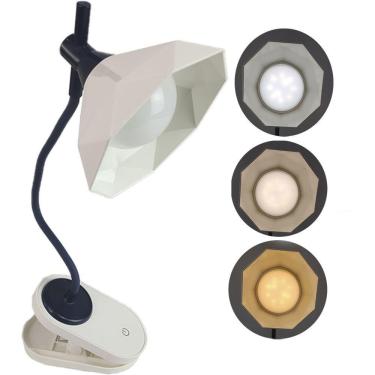 Imagem de Luminária De Mesa Com Garra Articulável Diamante Touch