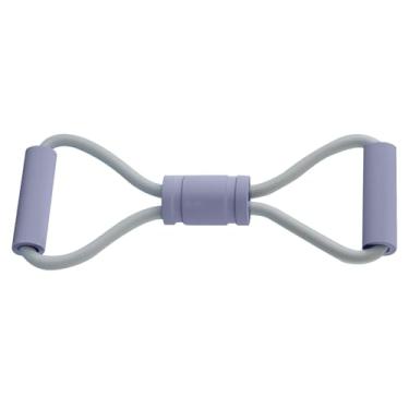 Imagem de Faixas de resistência para malhar, Figura 8, faixas elásticas para exercícios com alças, equipamento de exercício antiderrapante portátil para construção muscular, alongamento do braço, ombro, costas