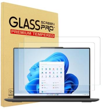 Imagem de YINOVEEN Pacote com 2 protetores de tela de vidro temperado de 40.6 cm para laptop Lenovo Yoga Pro 9i Gen 9 16 polegadas 2023 Lenovo Slim Pro 9i Gen 8 16 polegadas, protetor de tela de vidro