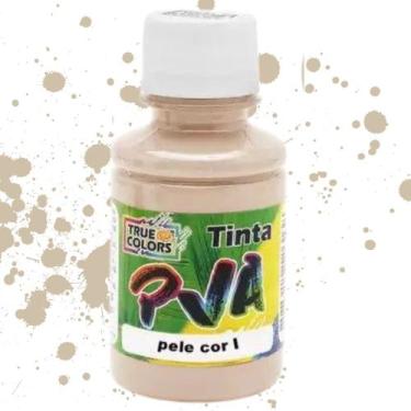 Imagem de Tinta Pva Fosca 100ml True Colors - Cores Quentes, PELE - 7136-II