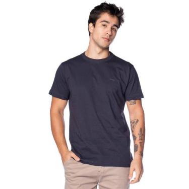 Imagem de Camiseta Masculina Gangster Básica Algodão Marinho, Marinho, G