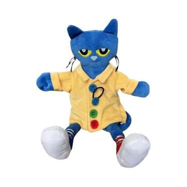 Imagem de Fantoche De Mão Pete O Gato De 30cm, Boneco De Pelúcia Macio Para Cria