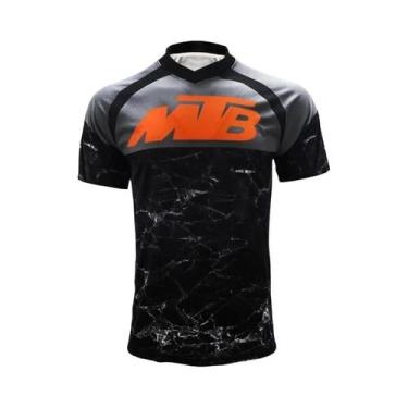 Imagem de Camisa De Ciclismo Masculina De Manga Curta MTB DH MX Roupas De Bicicl