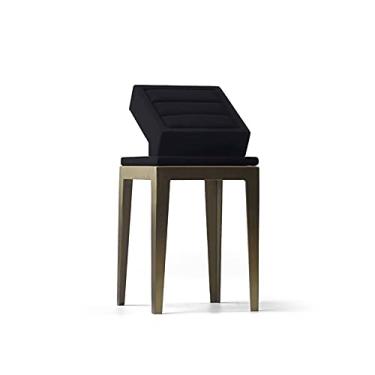 Imagem de Suporte de joias, suporte de 3 tipos de brinco, organizador de base de ouro, torre de colar para armazenamento de joias e exibição de joias (tamanho: M)