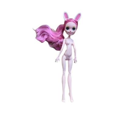 Imagem de Bonecas Monstro De Cabelo Colorido Com Múltiplas Articulações, Movívei
