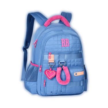Imagem de Mochila Rebecca Bonbon Oficial Meninas Passeio Kids Juvenil Cor:Azul -