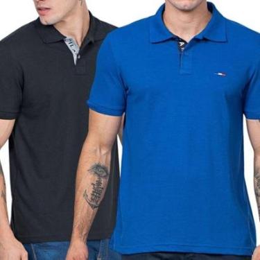 Imagem de Kit 2 Camisas Polo França Industrie Básica Piquet Premium-Masculino