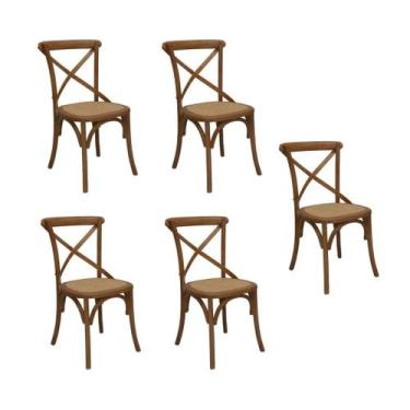 Imagem de Kit com 5 Cadeiras de Jantar Katrina - Rivatti