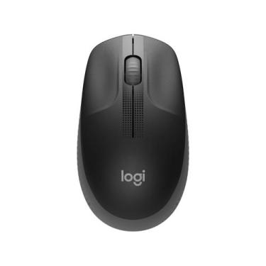 Imagem de Mouse wireless logitech m190 preto/cinza 910-005902, Cinza
