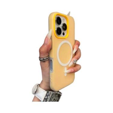 Imagem de Capa Magnética Transparente Fosca Macia Com Carregamento Sem Fio Cor C